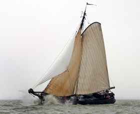 Groninger tjalk Zwarte Haan (b.j. 1891)
