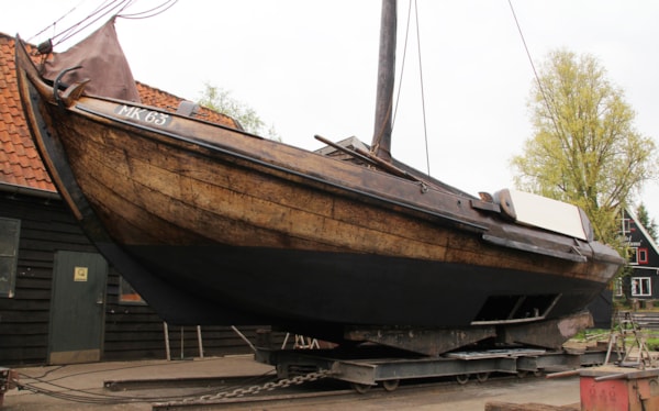 Op de helling in Edam